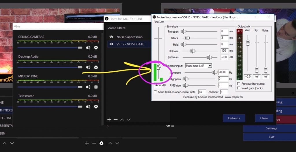 streamlabs obs noise gate