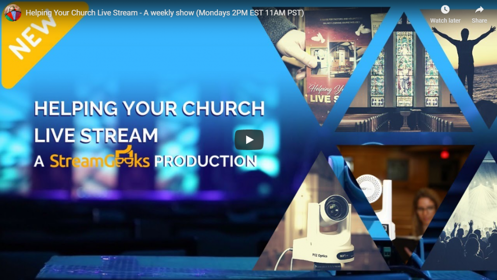 helping your church live stream