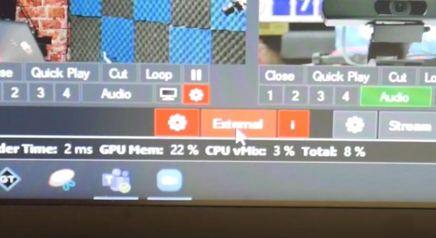 virtual camera output