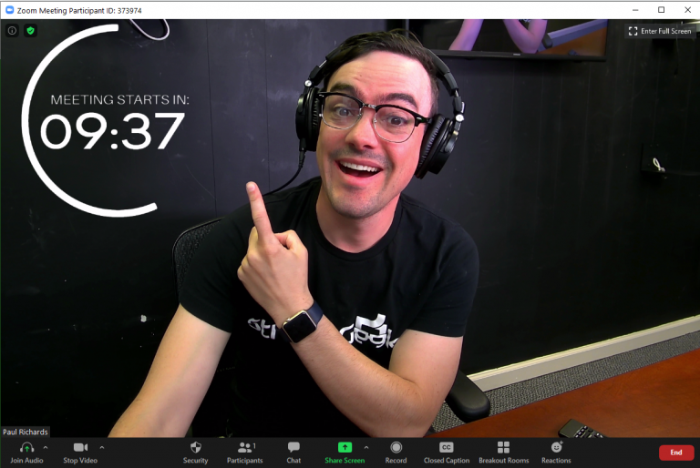 How to play a countdown timer in Zoom StreamGeeks