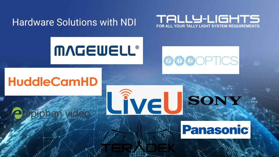 NDI Hardware Manufacturers