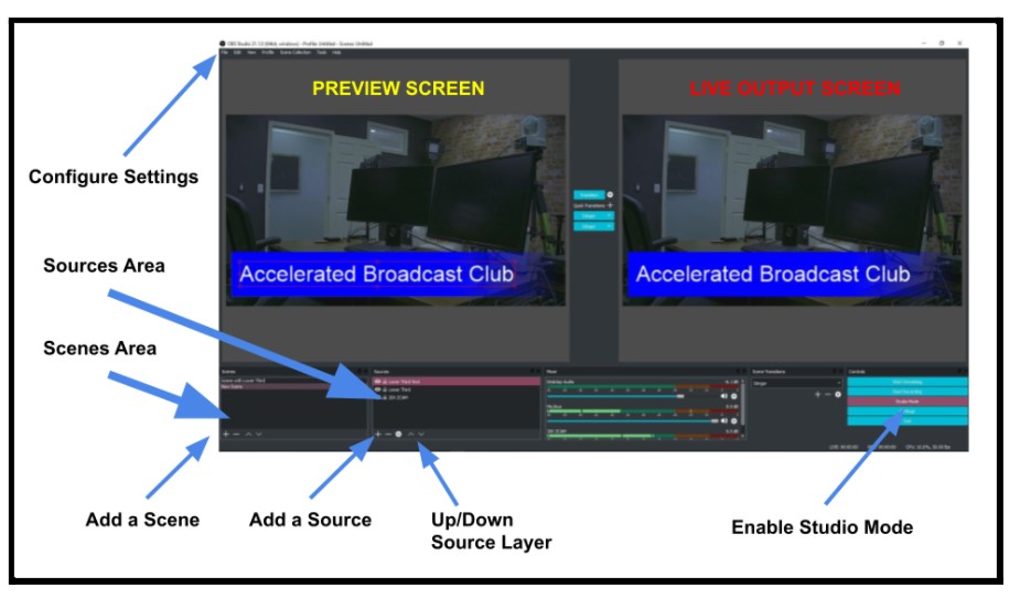 Essential OBS features