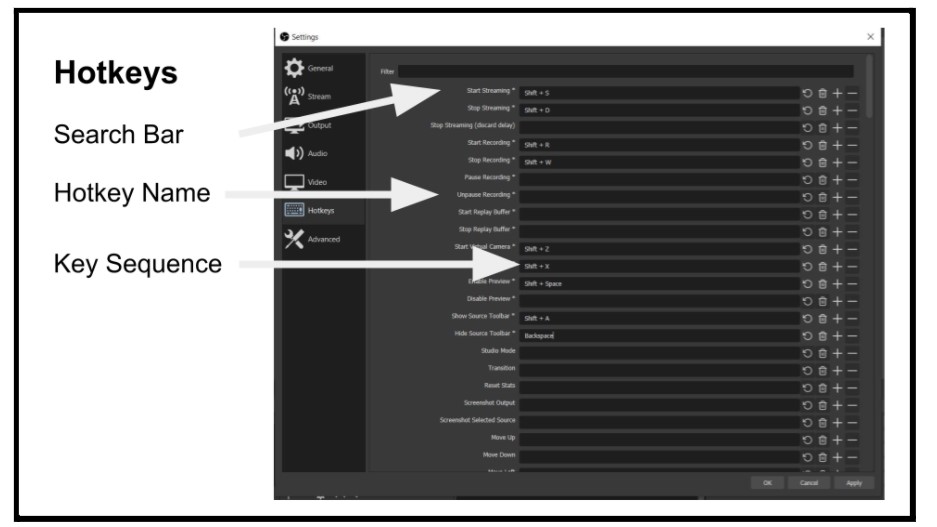 Setting up a Live Button Counter in OBS - A short guide to mapping an OBS  hotkey to a live counter : r/Twitch