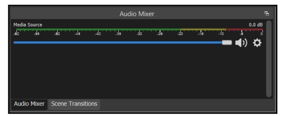 Using the OBS Audio Mixer