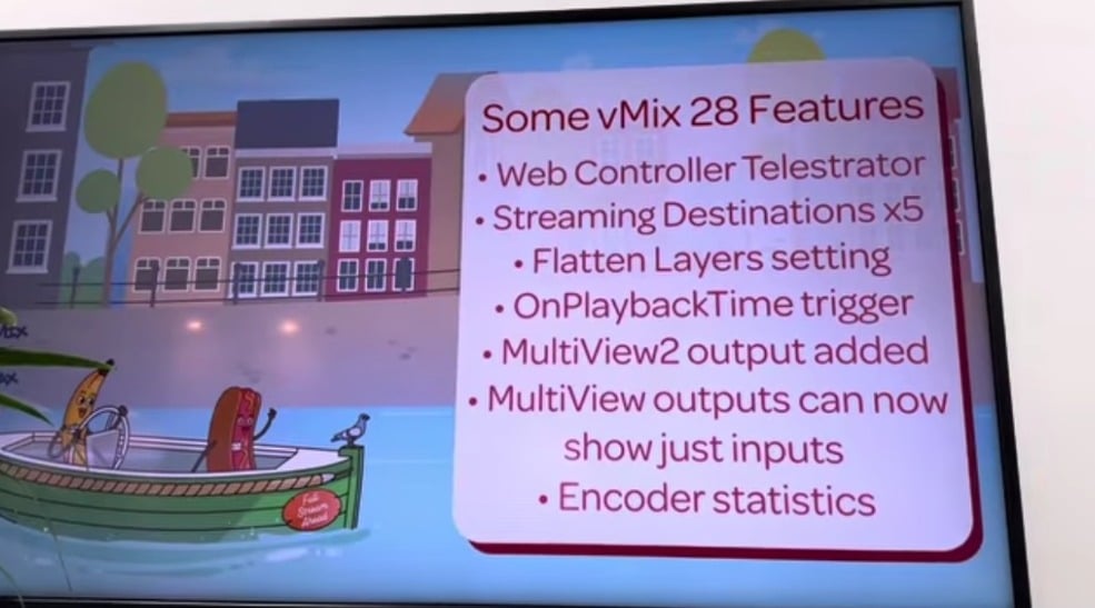 vMix 28 feature list