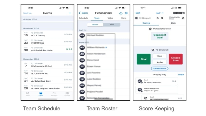 GameChanger makes it easy to manage a team roster, schedule and scorekeeping.