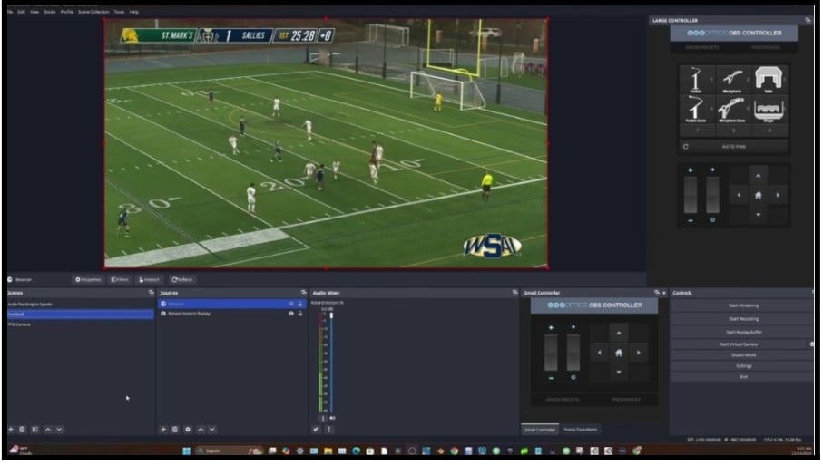 OBS is free software often used for recording and live streaming video.