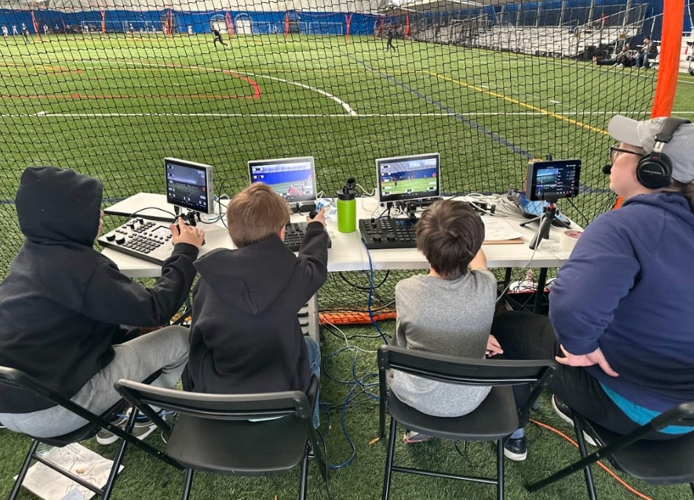 Multi-camera Baseball Streaming Setup